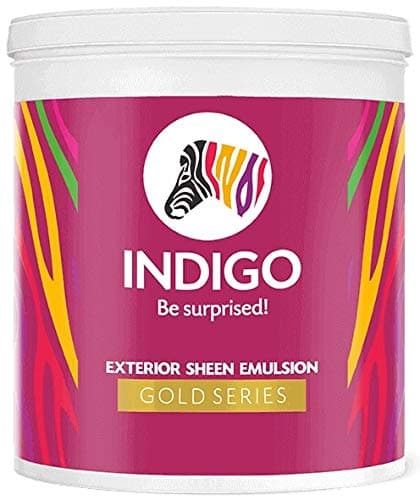 Indigo Gold Series Exterior Sheen Emulsion Wall Paint at ₹792 – Amazon