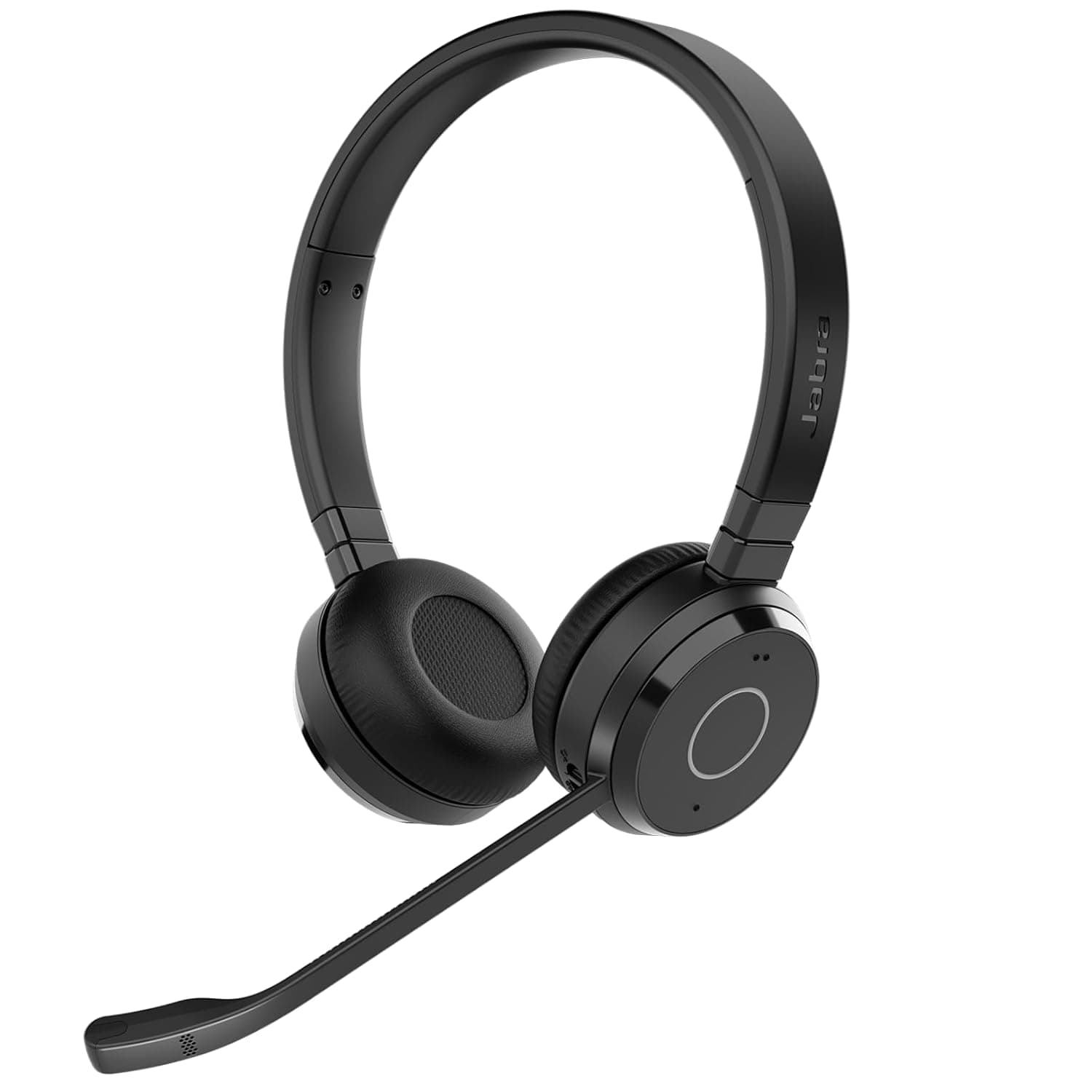 Jabra Evolve 65 TE MS Bluetooth Headset with Mic | Wireless Stereo Office Headphones | Teams Certified | USB-A Link 390 | Work from Home Headset for PC & Mobile. | Noise-Cancelling Microphone, Up To 16 Hours Battery Life, Multi-Device Connectivity, Works with Microsoft Teams and UC Apps at ₹14849 (55% Off) – Amazon