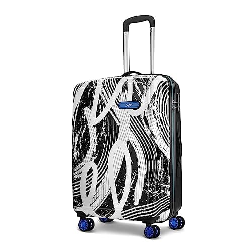 Skybags Stroke Large Size Hard Luggage (77 cm) | Printed Luggage Trolley with 8 Wheels and in-Built Combination Lock | Unisex at ₹1739 – Amazon