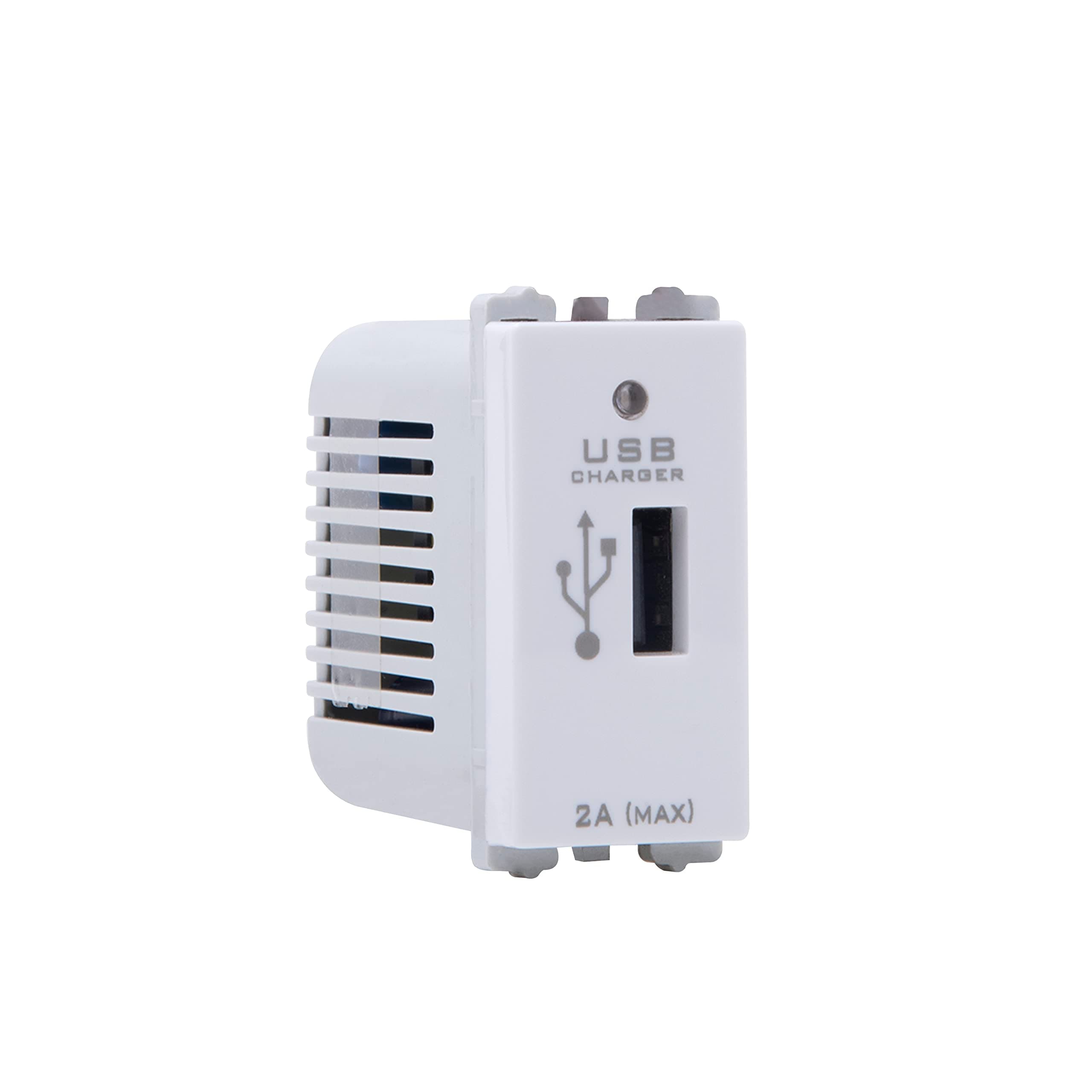 Wipro Northwest Nowa 2A USB Charger Module, White (Pack of 5) at ₹1448 – Amazon