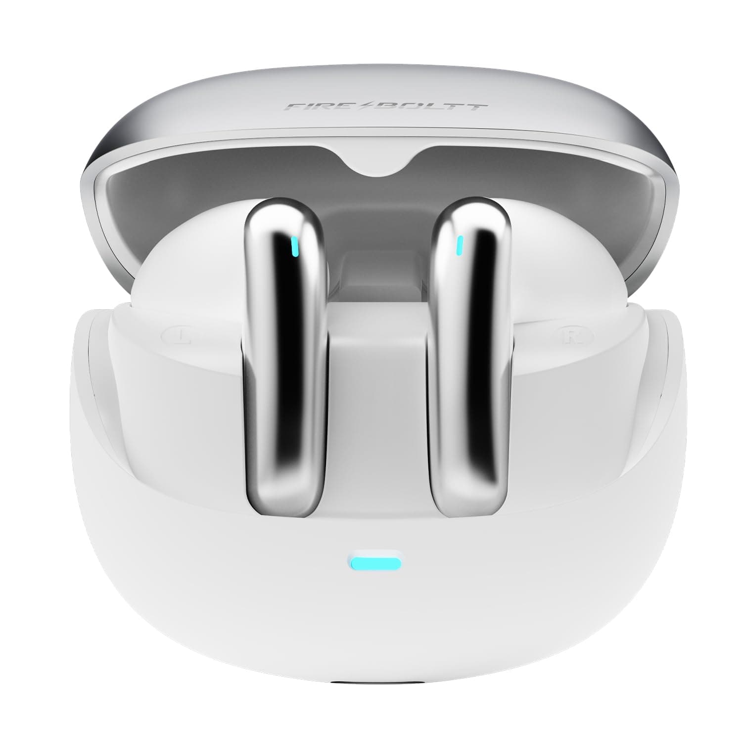 Fire-Boltt Aero Fit TWS Earbuds — 40H Playtime, ENC Calling (White)