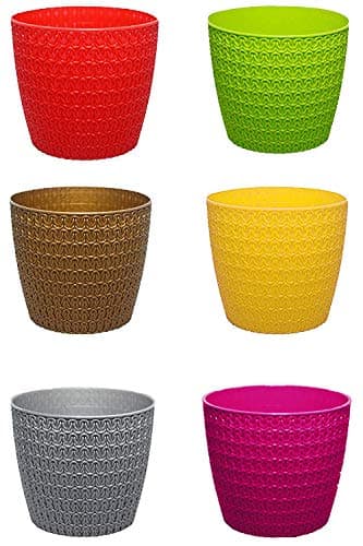 Go Hooked Plastic Outdoor Plants - Multicolor, 5.5 Inch, Pack of 6 at ₹293 (67% Off) – Amazon
