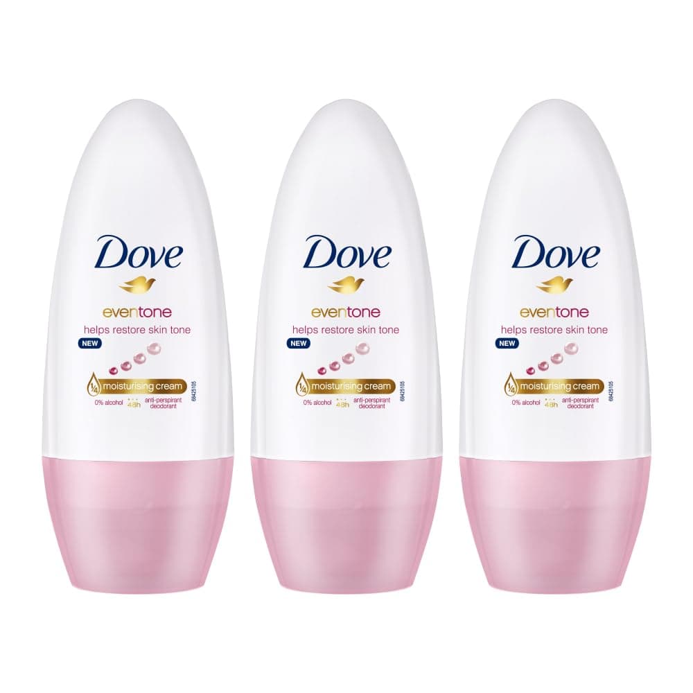 Dove Eventone Floral Deodorant Roll On for Women, 50 ml (Pack of 3)