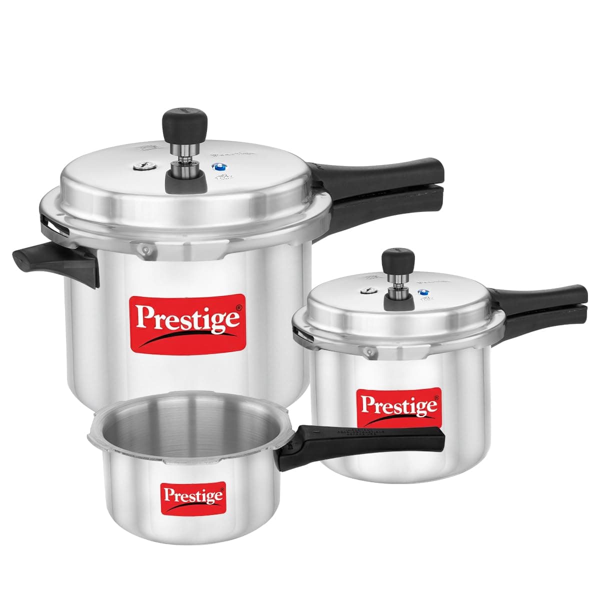 Prestige Aluminium Pressure Cooker Set (2+3+5L) @ ₹2760