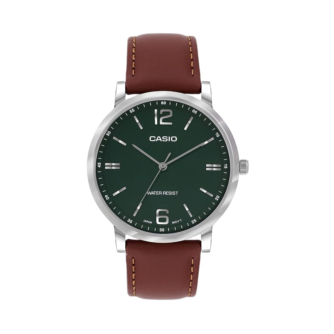 Casio Enticer MTP-SN5YL-3A Green Dial Men Watch