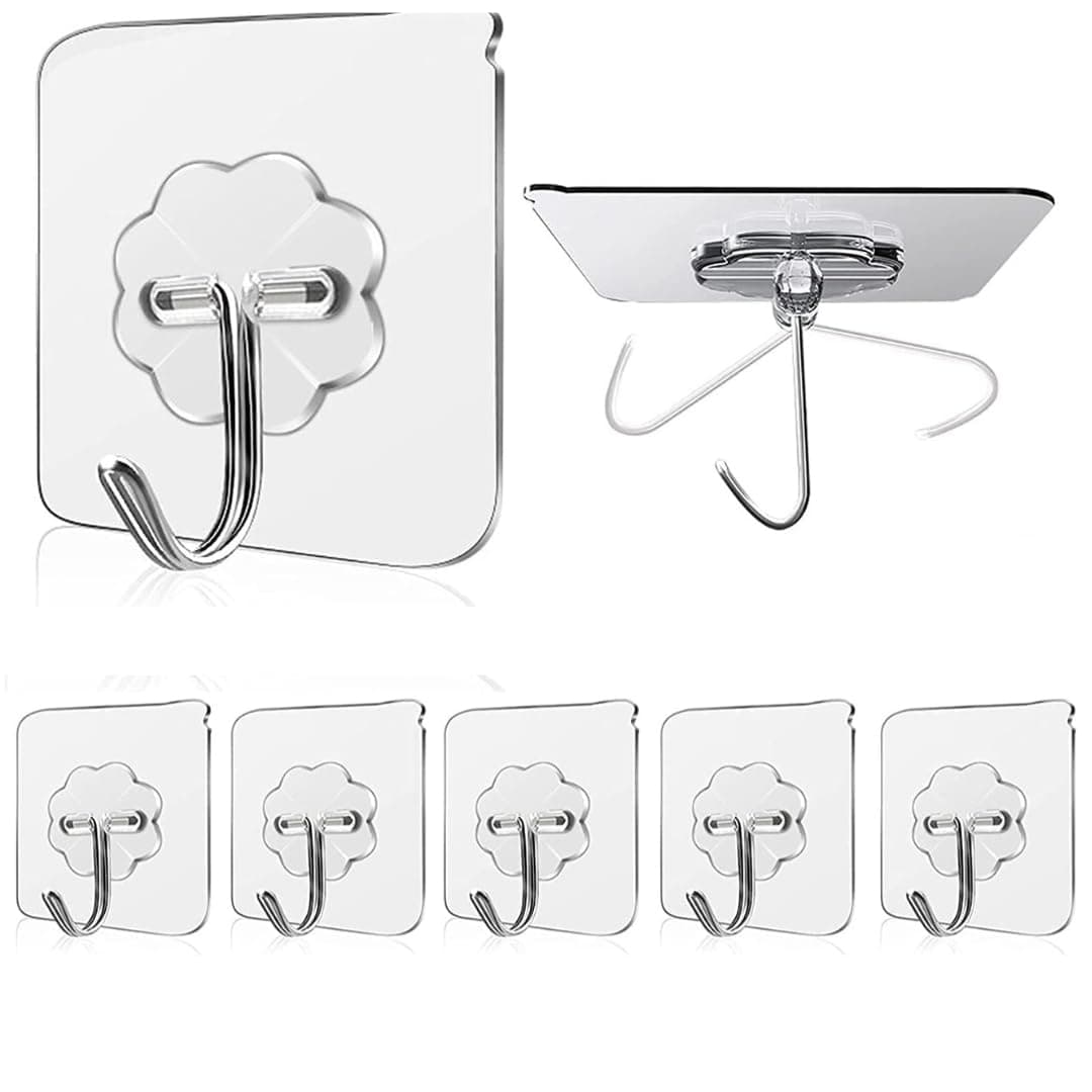 Raymox Adhesive Heavy Duty Wall Hooks (30 Pcs) at ₹81 - Amazon