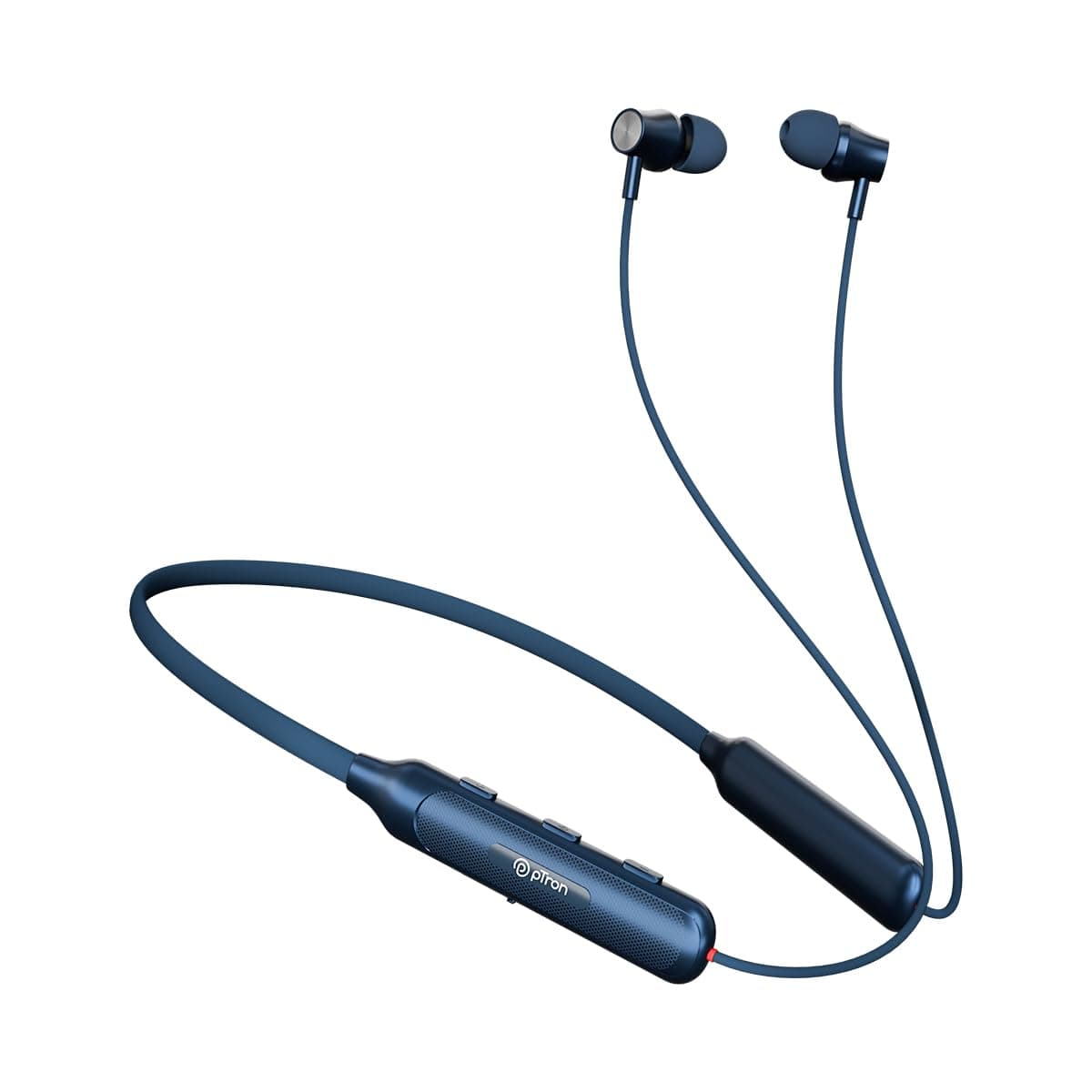pTron Tangent Evolve Bluetooth Neckband, 50Hrs Playtime, HD Mic