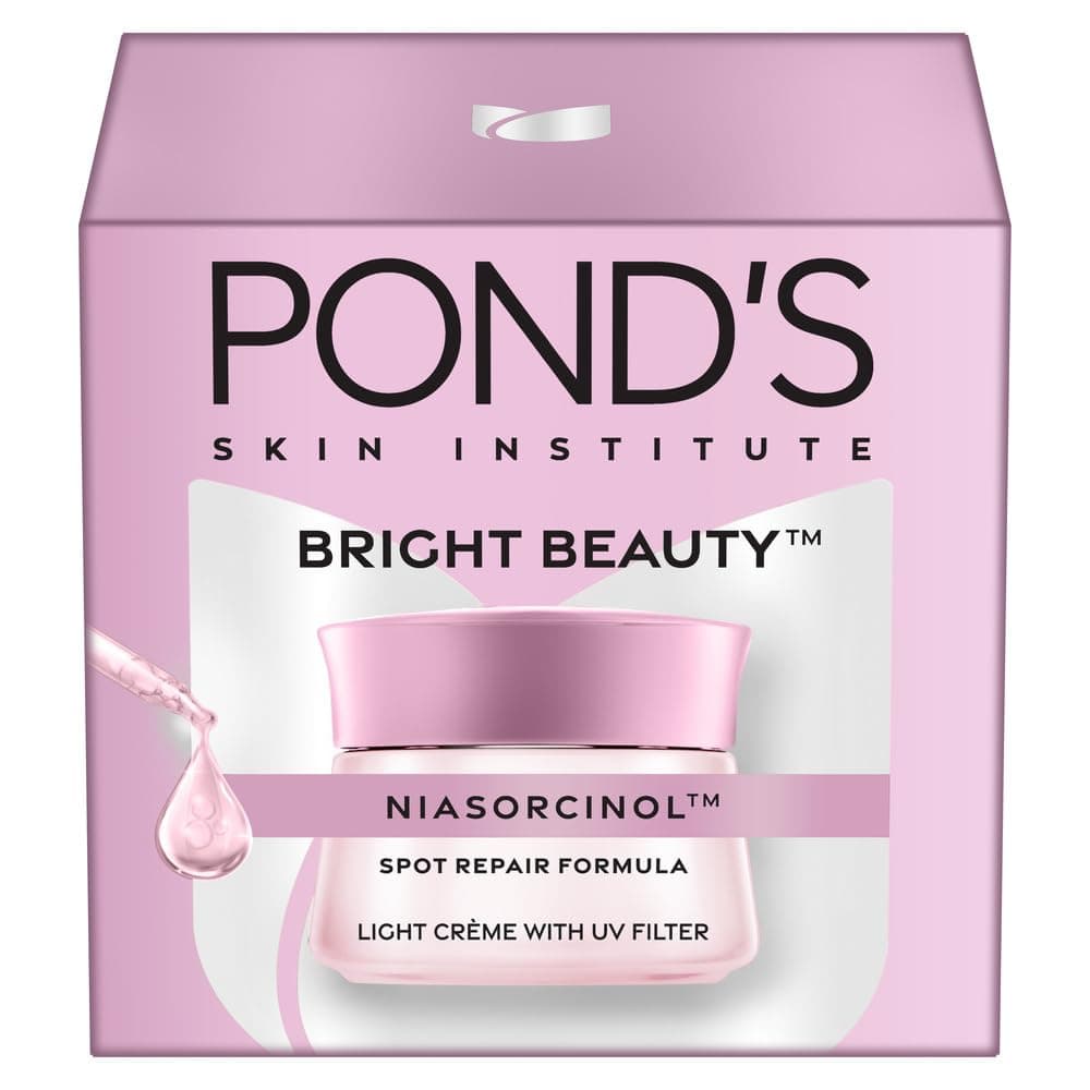 Pond's Bright Beauty Light Cream with UV Filter & Niacinamide, 50g