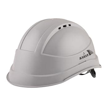 Karam ISI Marked Safety Helmet with Slider Type Adjustment for Outdoor Head Protection (Apex Grey) PN545 at ₹340 – Amazon