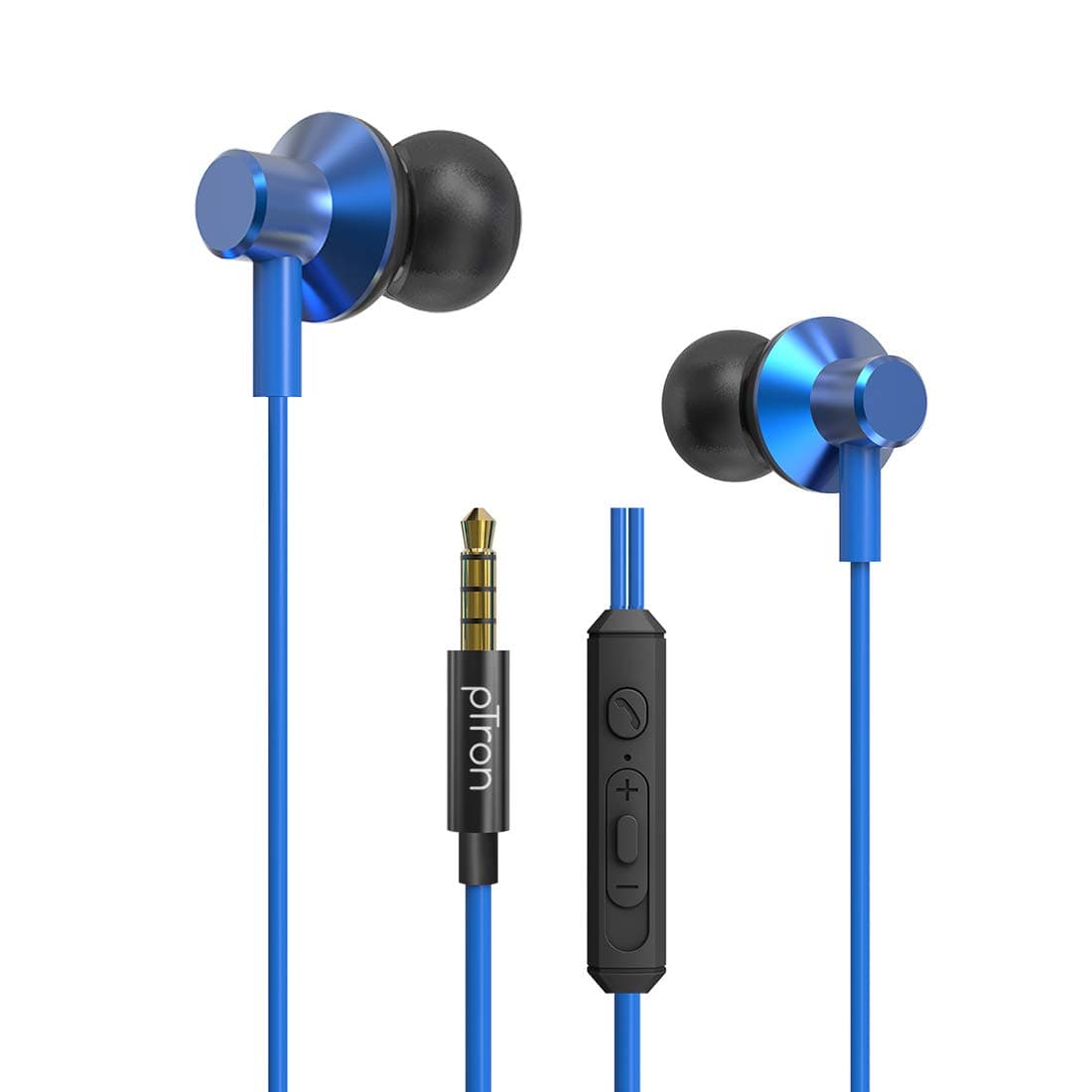 pTron Pride Lite HBE Wired Earphones with Mic