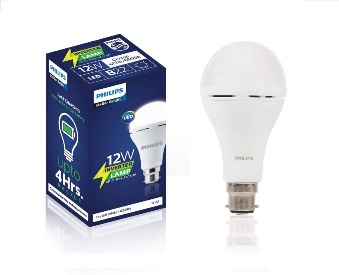 Philips 12W LED Emergency Bulb (B22, Cool Day Light)