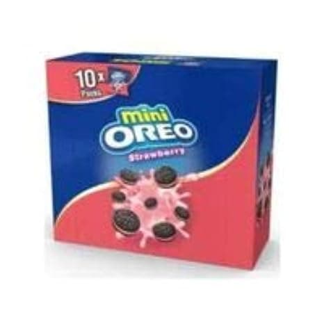 Oreo Mini Strawberry Sandwich Biscuits, 204g Box at ₹217 (64% Off) – Amazon