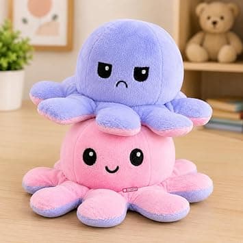 Storio Toy Octopus Plushie Reversible Soft Toys for Kids | Plush Soft Toys for Baby Boys and Girls| Best Gift | Octopus Soft Toy for Kids (M at ₹149 – Amazon
