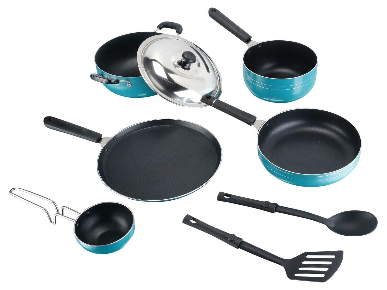 Tosaa 8-Piece Nonstick Cookware Gift Set (Amber)