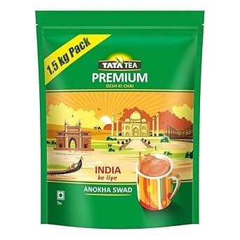 Tata Tea Premium 1.5kg @455. – Amazon