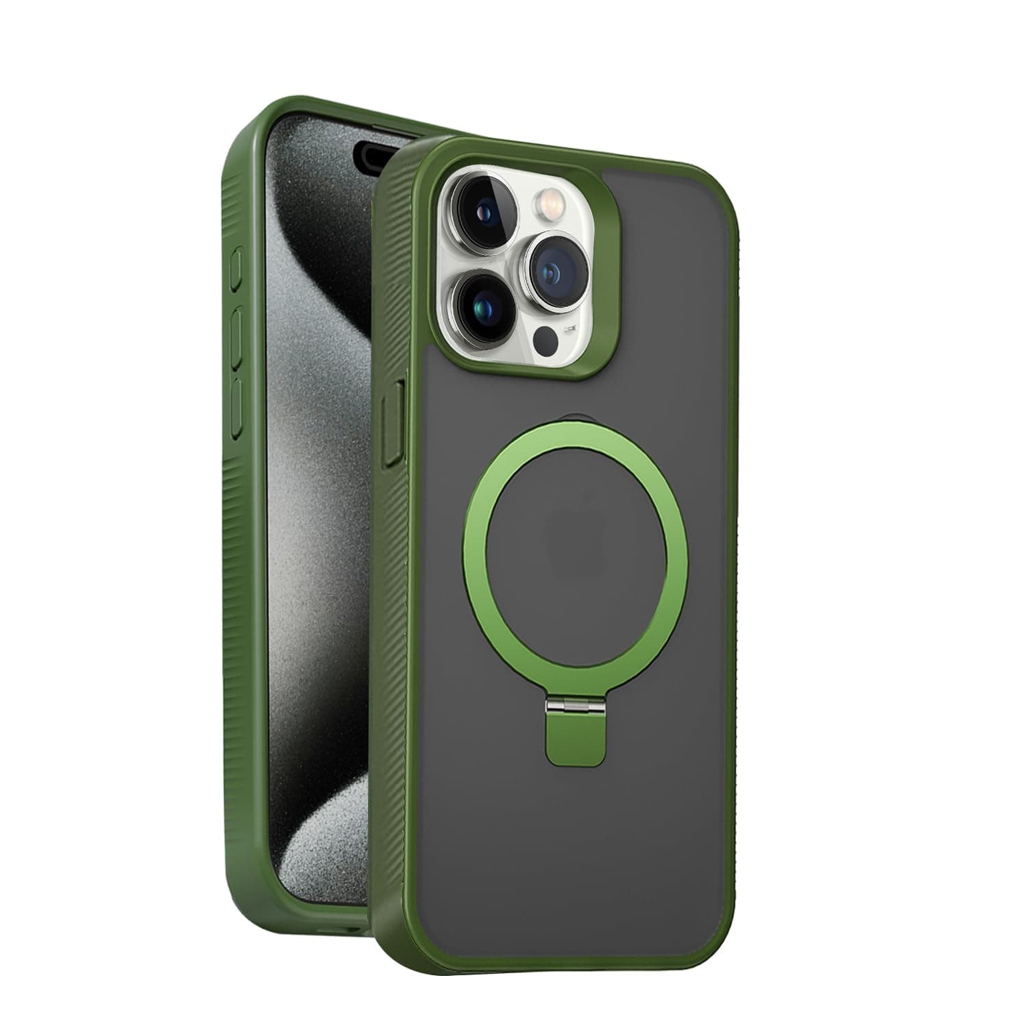 Amazon Basics Elite Series Frosted Case with Back Stand for iPhone 15 Pro Max at ₹114 – Amazon