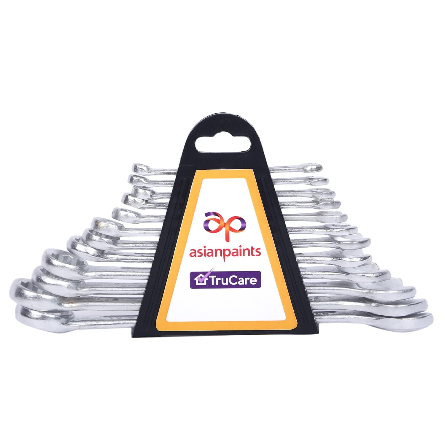 Asian Paints TruCare 12-in-1 Pcs Combination Jaw Spanners Wrench Set | Carbon Steel with Rust & Corrosion Resistant Chrome Plating & Satin Finish | Multipurpose Combination Tool Kit | IS: 2028:2004 at ₹249 (58% Off) – Amazon