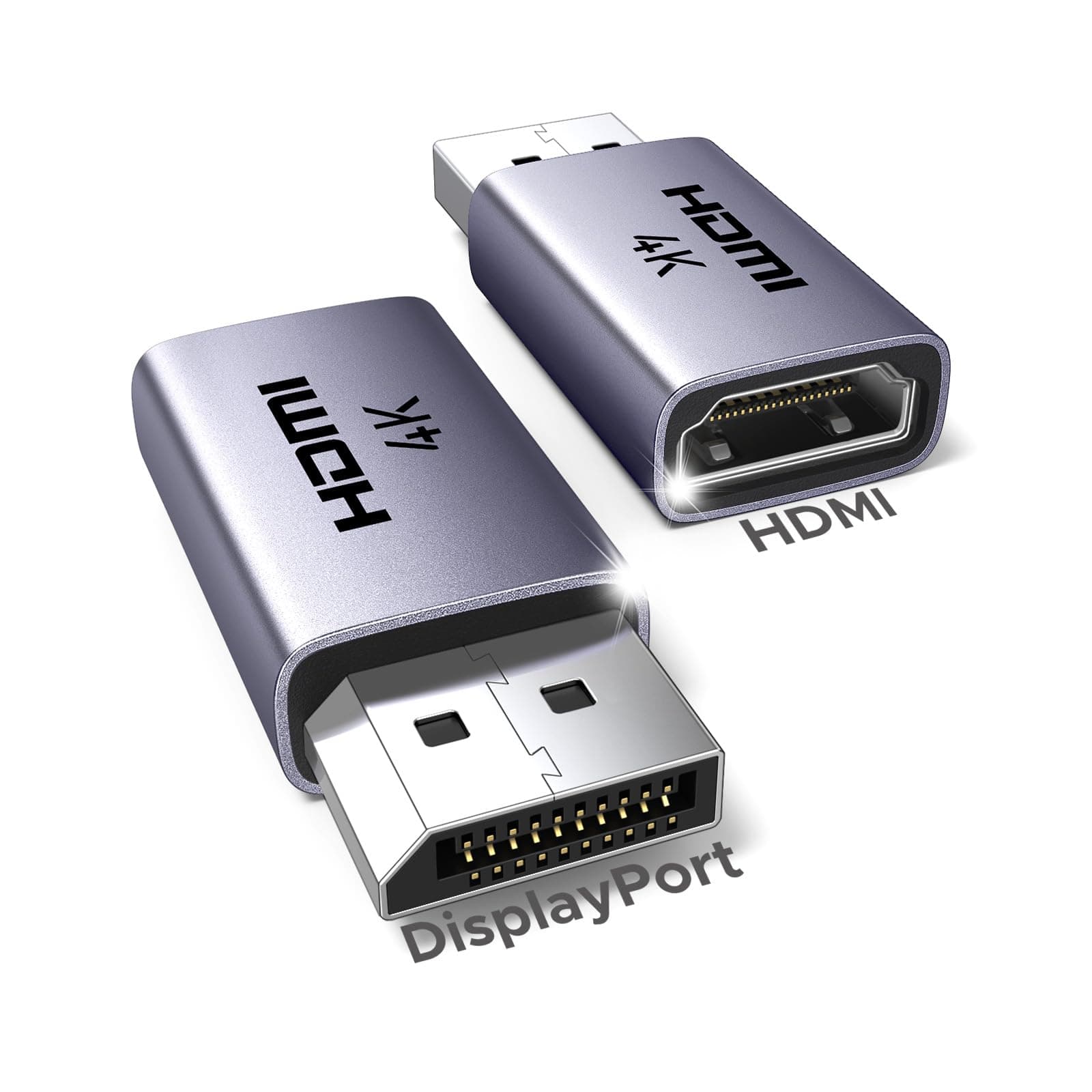 UGREEN 4K DisplayPort to HDMI Adapter (2-Pack)