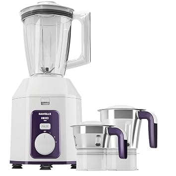 Havells Hexo Blend Mix 1000W with 3 Jar@ 4083 – Amazon