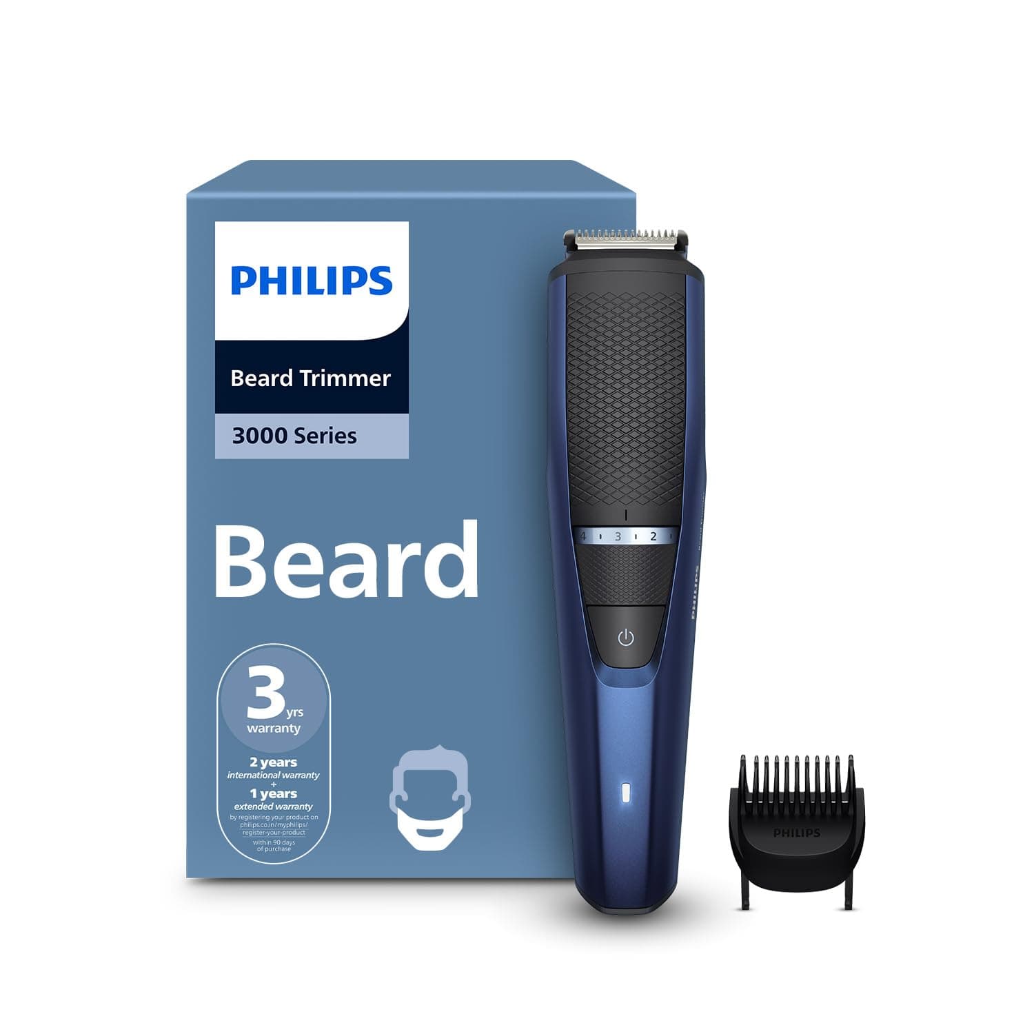 Philips India's No.1 Men's Trimmer* | Lift & Trim Technology | Skin Friendly Beard Trimmer for Men | Effortless Styling | Self-Sharpening Bl – Amazon