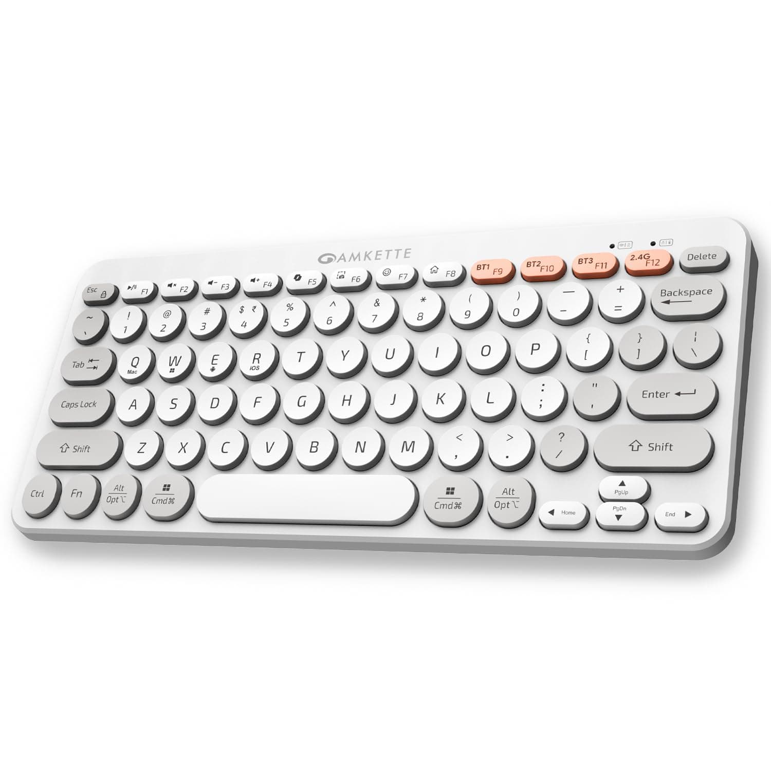 Amkette Optimus BT 4-in-1 Multi-Device Wireless Keyboard