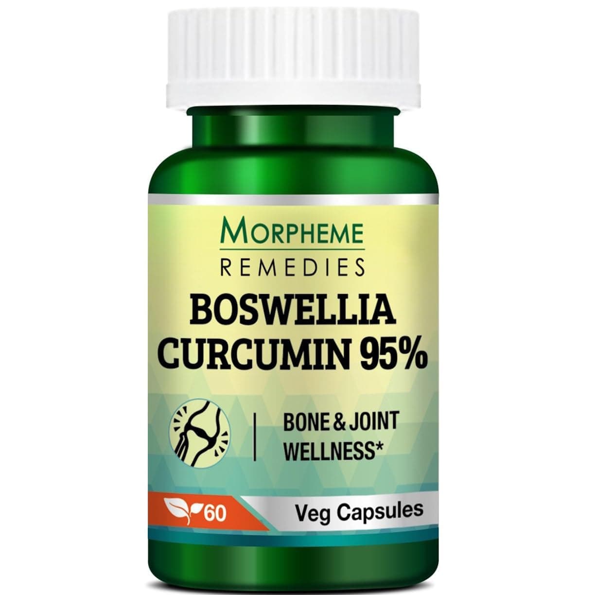 Morpheme Remedies Boswellia Curcumin 95% — Bone & Joint Wellness, 60 Capsules