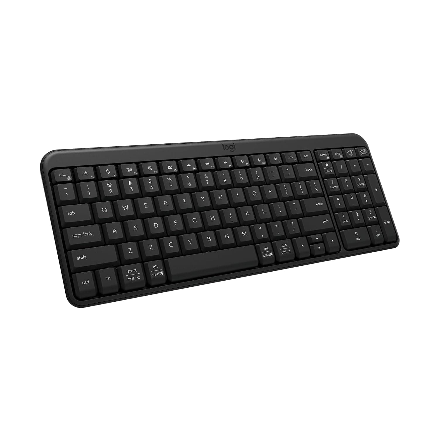 Logitech K250 Bluetooth Keyboard with Numpad — Easy Multi-Device Connectivity