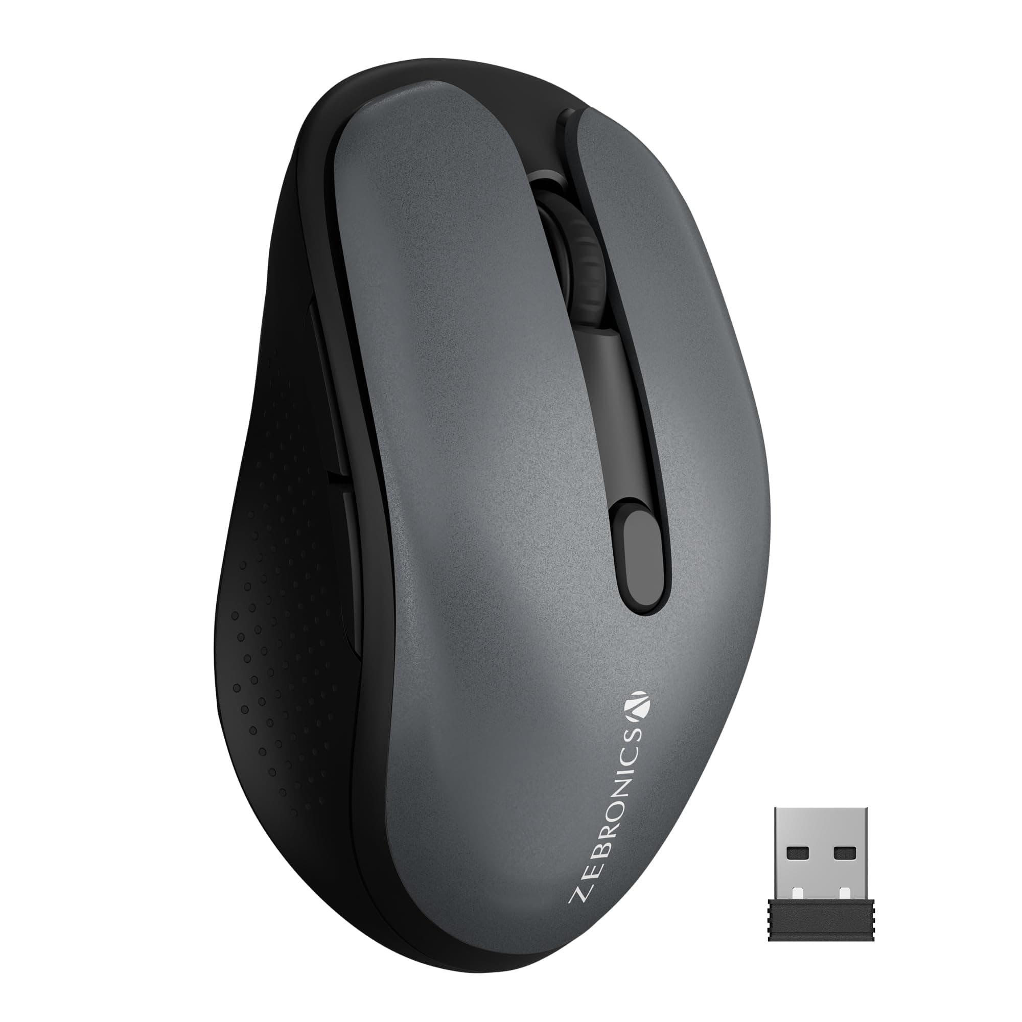 ZEBRONICS Charm Rechargeable Wireless Mouse (2.4GHz + Bluetooth)