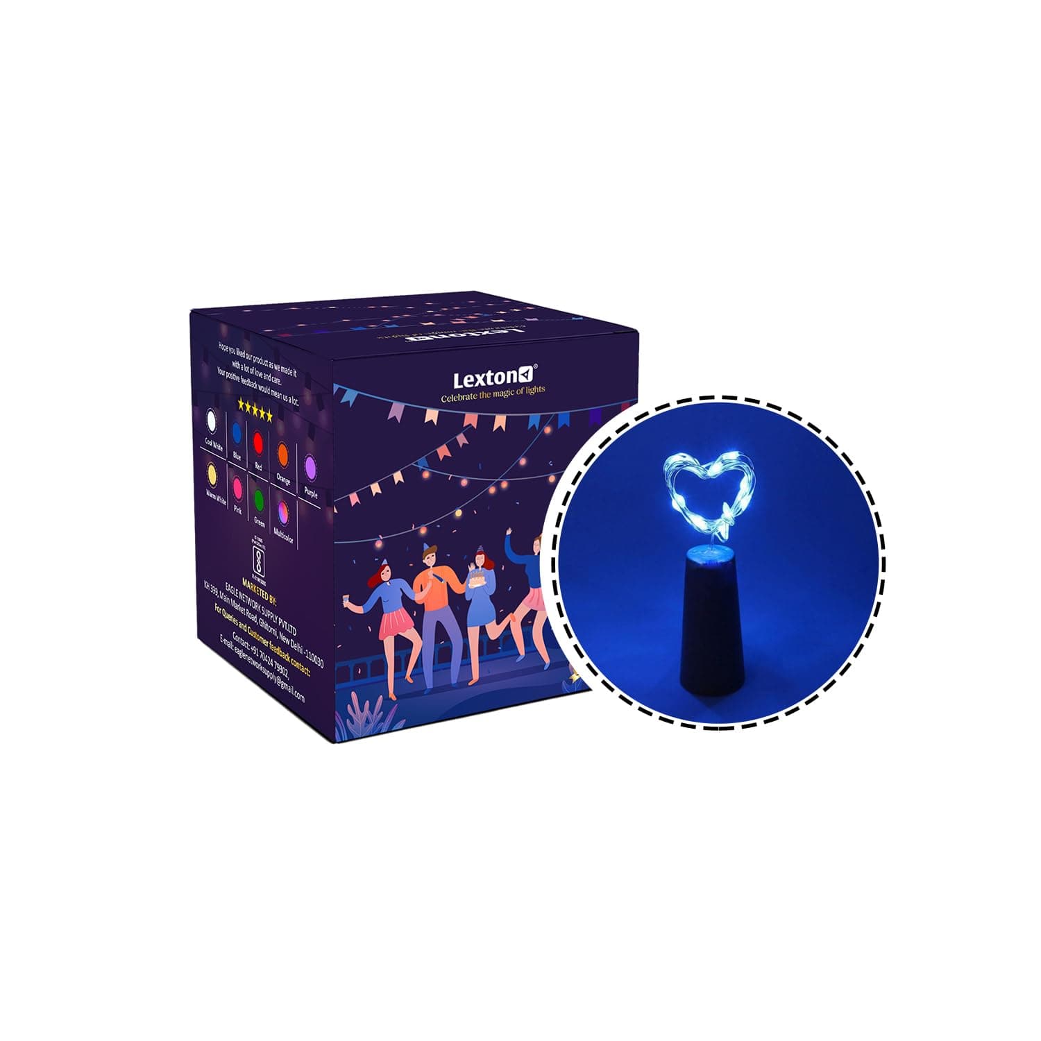 Lexton Cork Bottle String Light (Copper LED)