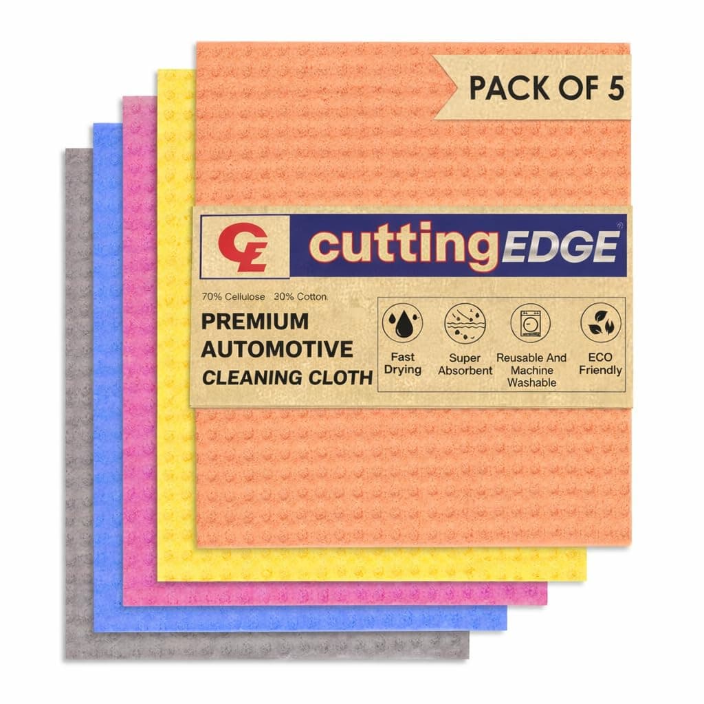 Cutting EDGE Car & Bike Cleaning Sponge (Set of 5)