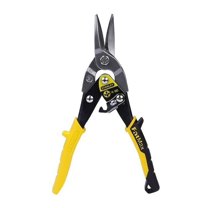 STANLEY 2-14-563 254mm Aviation Snips Straight Cut (Bi-Metal) at ₹264 (79% Off) – Amazon