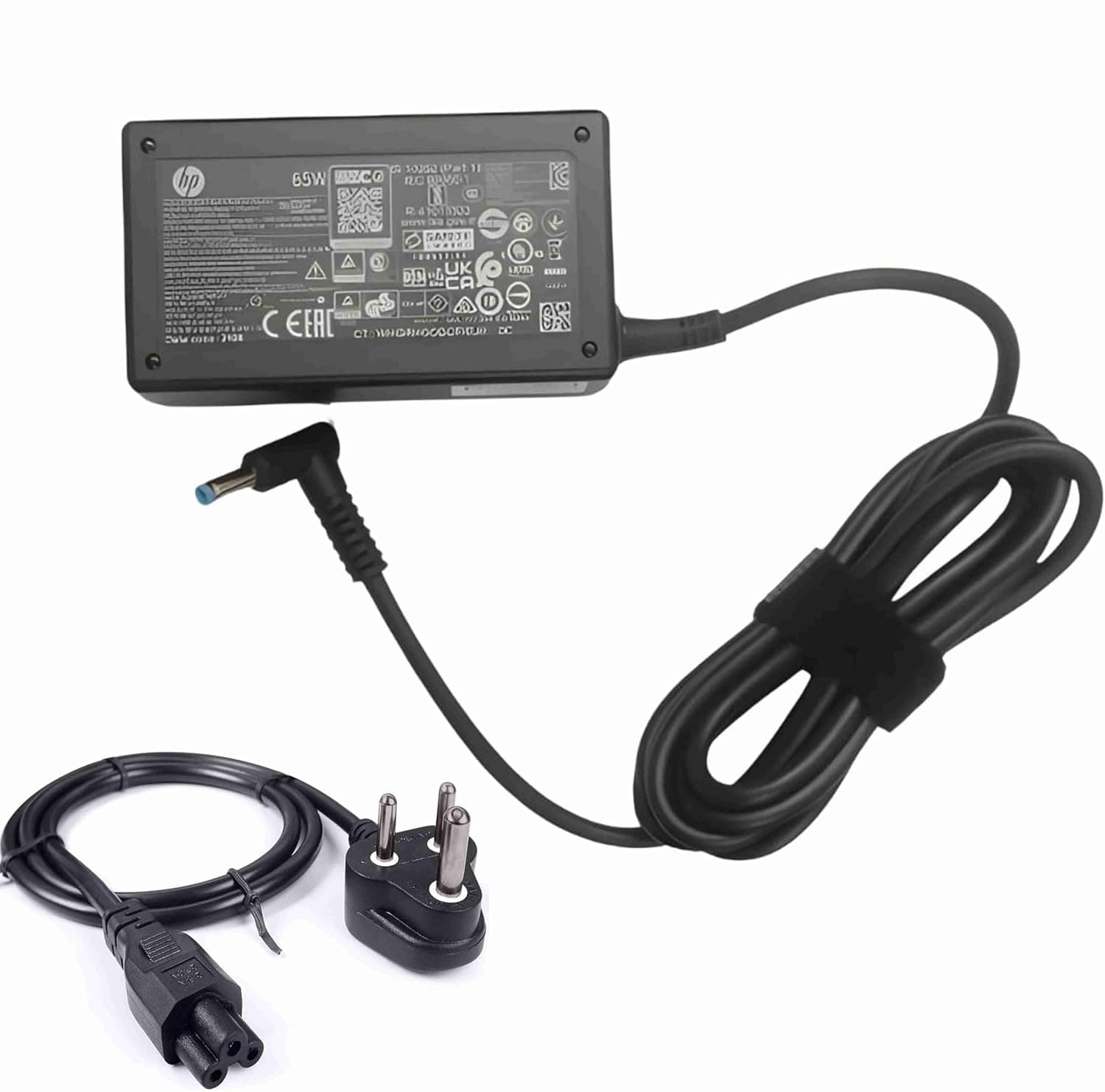 Maxelon HP 65W Blue-Pin Laptop Adapter with Power Cable @ ₹949