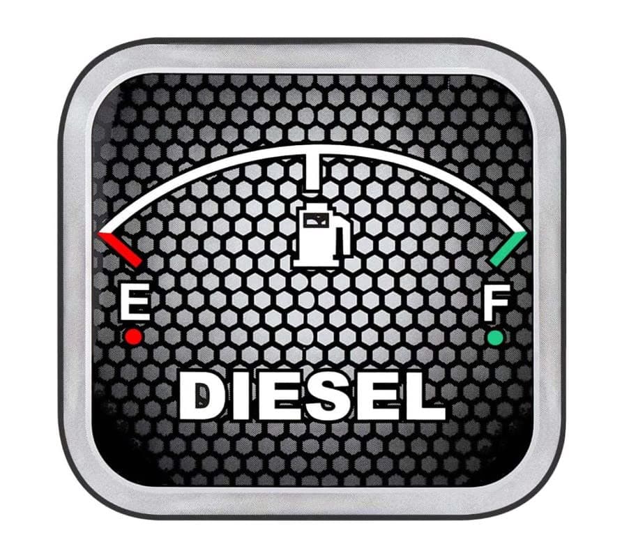 Car Tank Diesel Sticker Sign Rectangle Shape Vinyle Universal Size 5" x 5.3" Rs.119 @ Amazon at ₹119 (76% Off) – Amazon