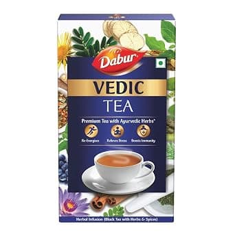 Dabur Vedic Tea - 500g (Black Tea) | Chai Handpicked from Assam, Nilgiri & Darjeeling | Soulful Aroma & Rich Taste | Premium Tea at ₹280 – Amazon