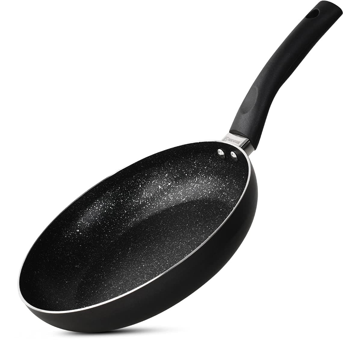 BERGNER Essential Plus 5-Layer Non-Stick 20cm Kadai with Glass Lid, 2.3 L Kadhai, Consumes Less Oil, Bakelite Handles with Comfortable Grip, Quick Heat Distribution, Easy to Clean - Induction Bottom at ₹819 (25% Off) – Amazon