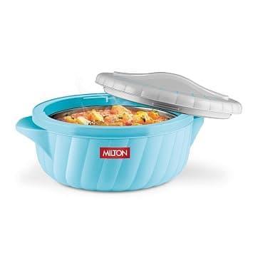 MILTON Flora 1500 Insulated Inner Steel Casserole for Roti, 1.25 Litre, Hot Box for Kitchen, Hot Pot with Lid, Chapati Box, Roti Casserole, at ₹309 – Amazon