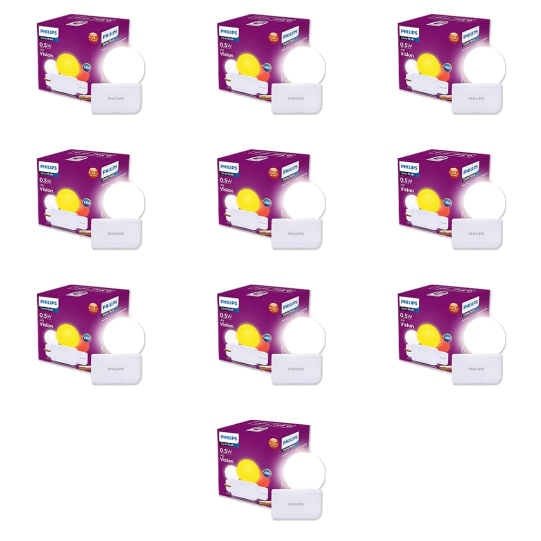Philips Joy Vision 0.5W LED Night Lamp (Pack of 10)