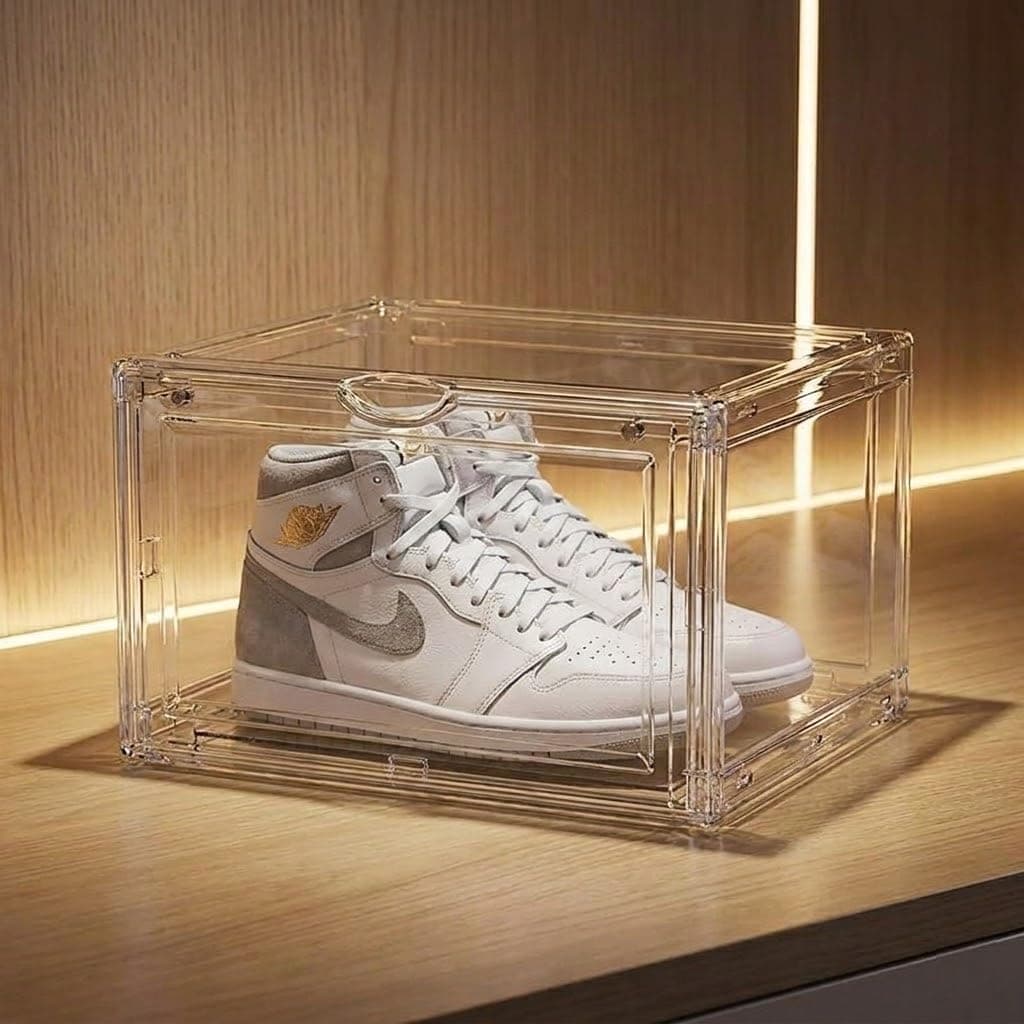 Story@Home Stackable Sneaker Box Transparent - Pack of 1 at ₹828 – Amazon