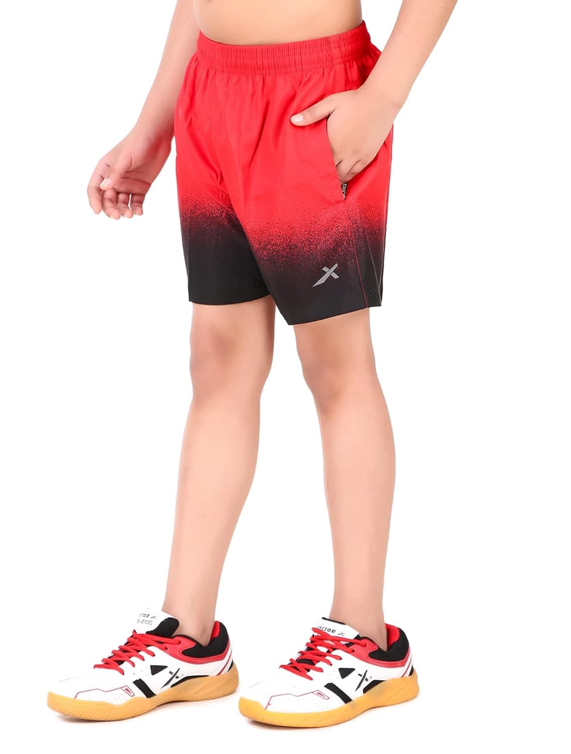 Vector X Kids OKS-233 100% Polyester Running Shorts — Breathable Everyday Sportswear