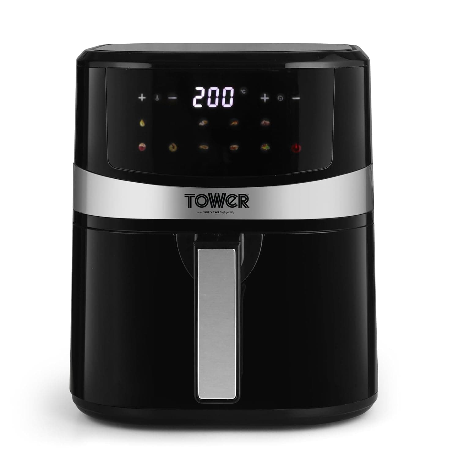 Tower Vortx 4.5L Digital Air Fryer | 1600W | 10 Preset Menus | Cook Samosa, Tikka, Fries & More Oil-Free | 50–200°C | 60-Min Timer | Pre-Heat Mode | 2 Yr Warranty | 9000+ Happy Customers at ₹3099 (69% Off) – Amazon