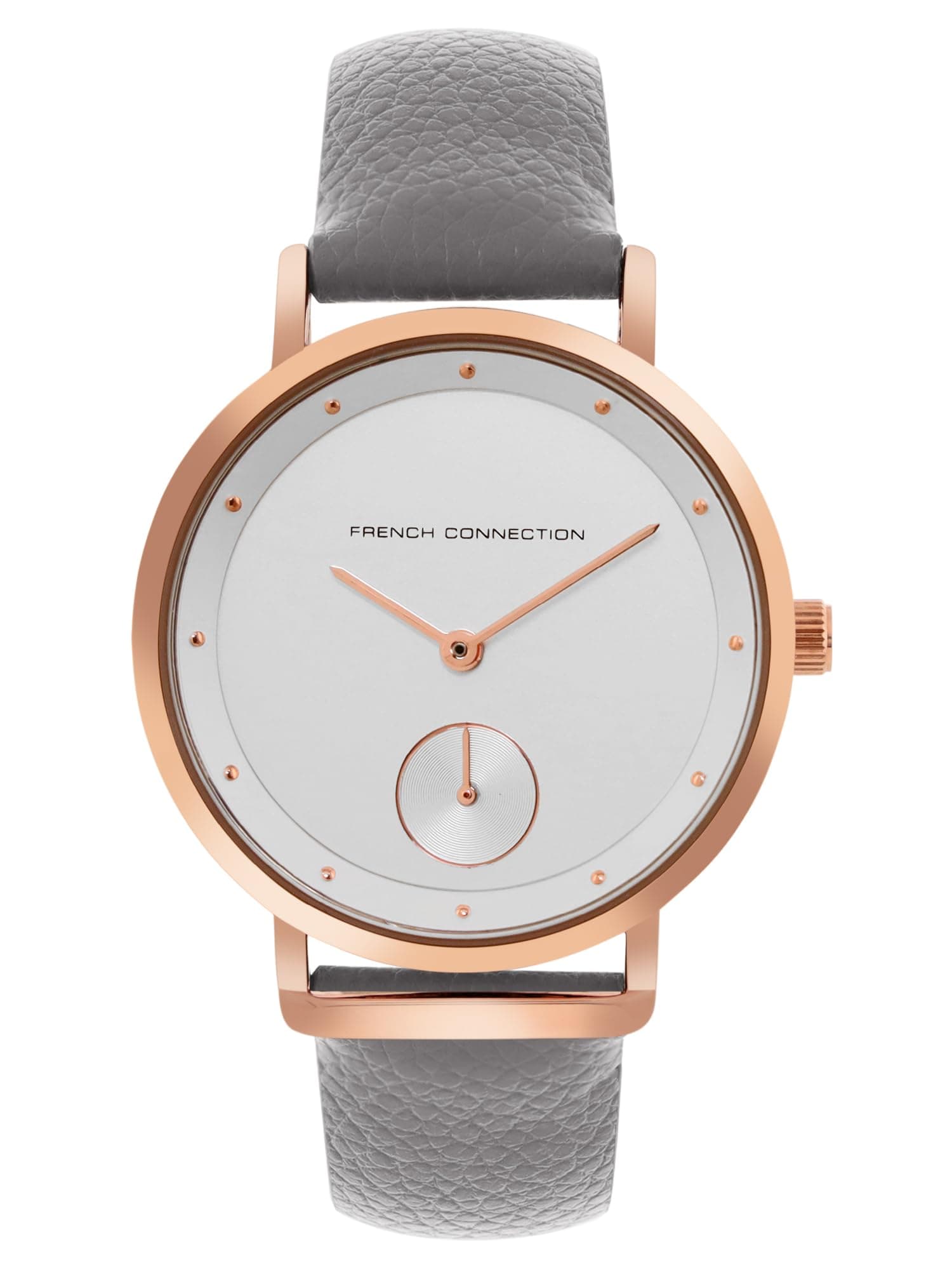 French Connection Silver Dial Analog Watch for Women