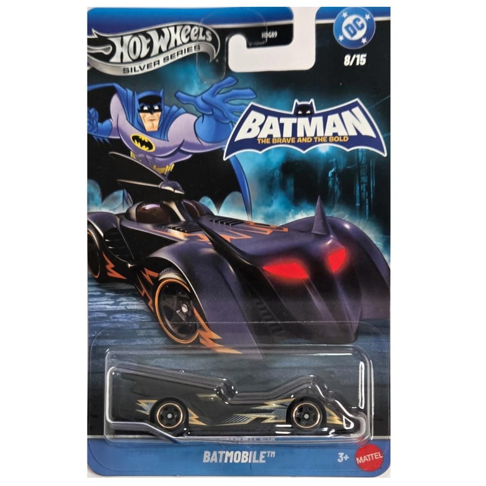 [Mrp Error] Hot Wheels Toy Car, Batman-Themed 1:64 Scale Batman Batmobile Die-Cast Vehi... at ₹299 (50% Off) – Amazon