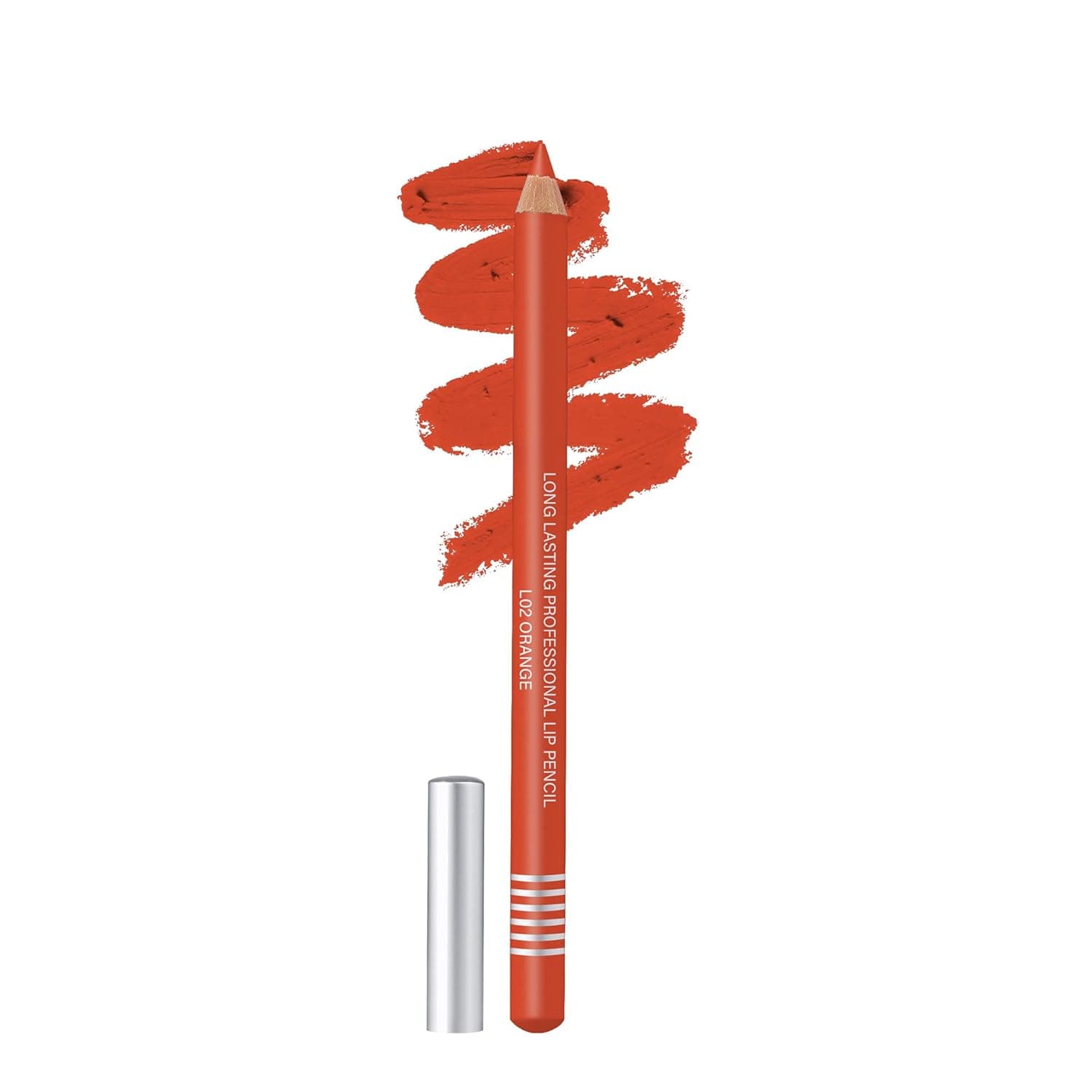 Colors Queen Lip Liner Pencil | Long Lasting & Waterproof Formula | Matte Lip Liner Pencil for Women (L-02, Orange) at ₹59 (70% Off) – Amazon