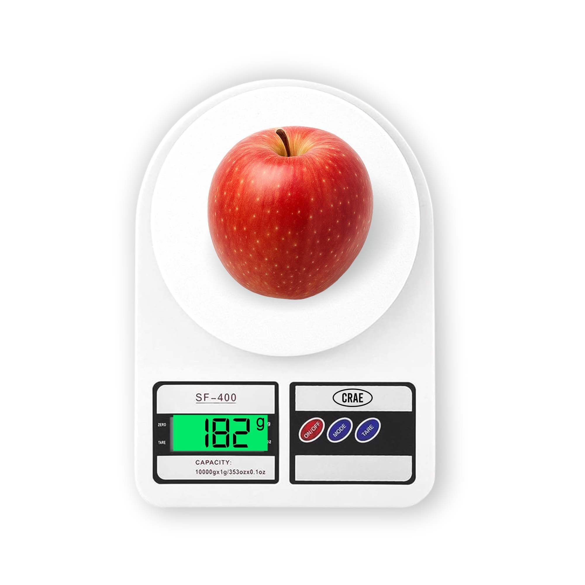 CRAE SF-400 Digital Kitchen Weighing Scale 10Kg at ₹179 (82% Off) - Amazon