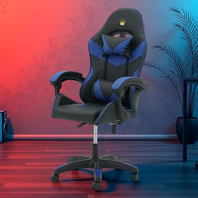 Royaloak Blue Hawk Gaming Chair at ₹6,632 (73% Off) – Amazon