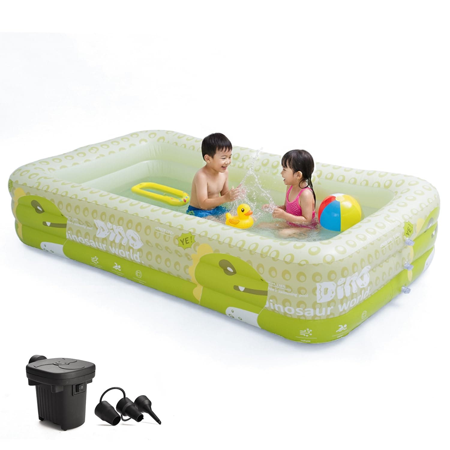 Lifelong 7ft Inflatable Family Swimming Pool for Adults & Kids at ₹4049 (60% Off) – Amazon