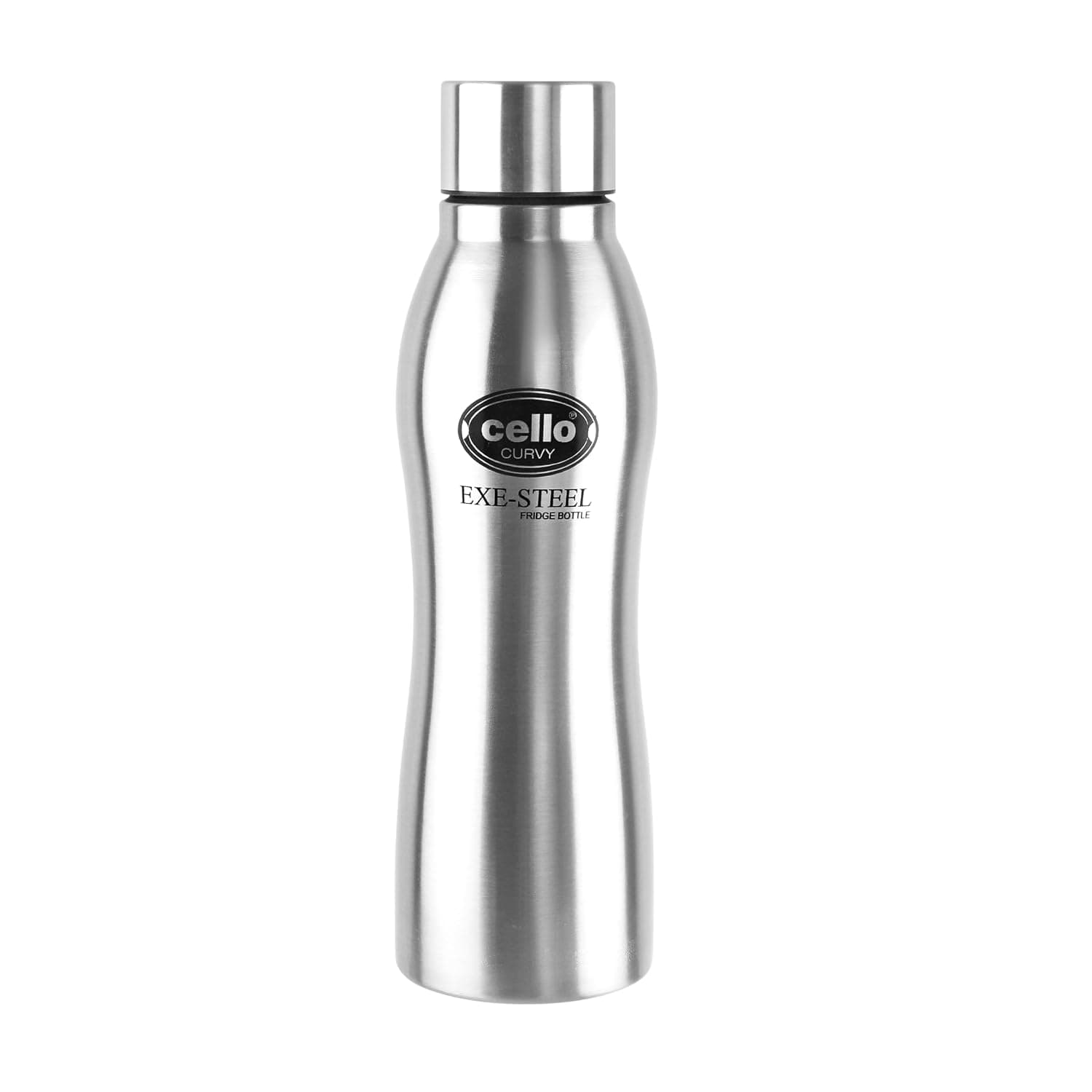 CELLO New Curvy Stainless Steel Water Bottle for Daily Use 1000ml Silver | Single Wall Freezer & Fridge Safe, Rustproof & Leak Proof Lightweight Easy to Carry Water Bottle for Office Travel and Gym at ₹249 (48% Off) – Amazon