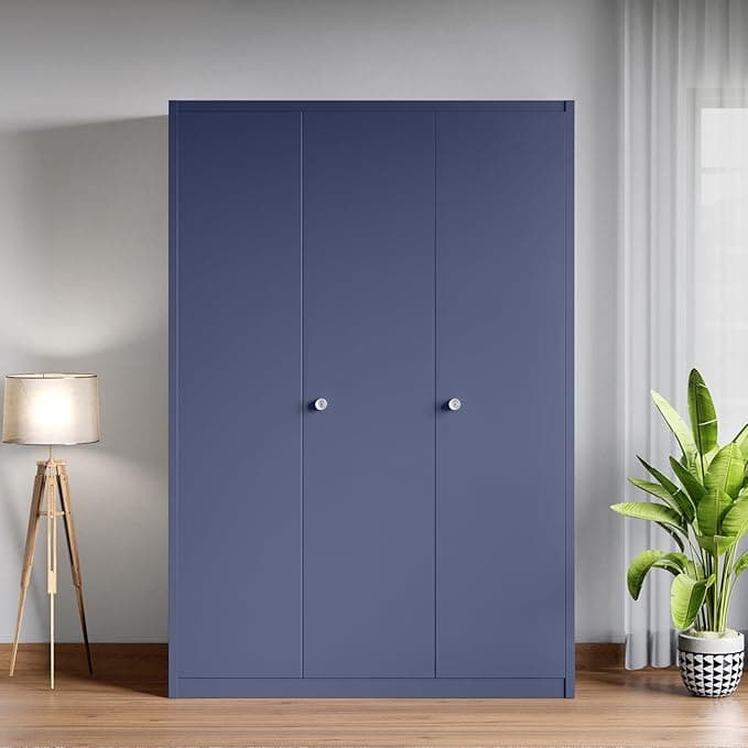 Interio by Godrej Etna 3-Door Steel Almirah at ₹33,990 (41% Off) – Amazon