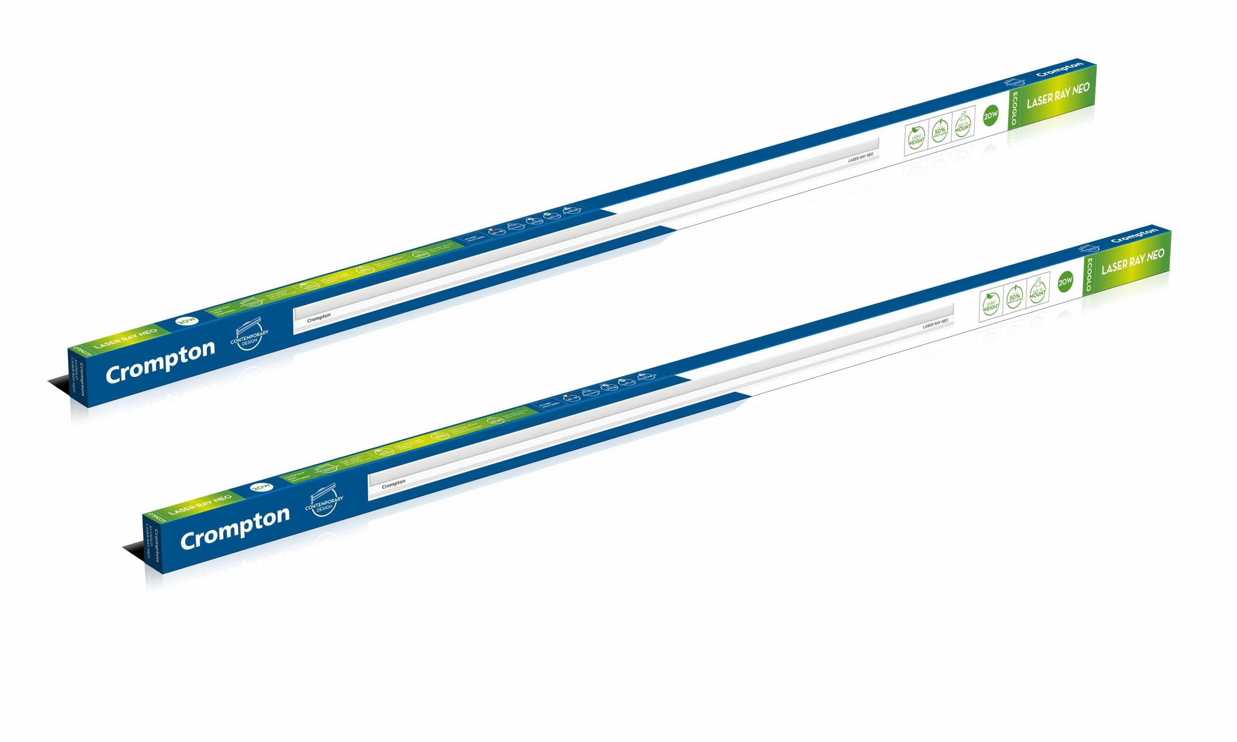 Crompton Laser Ray Smile 24W 4ft LED Batten at ₹379 (71% Off) – Amazon