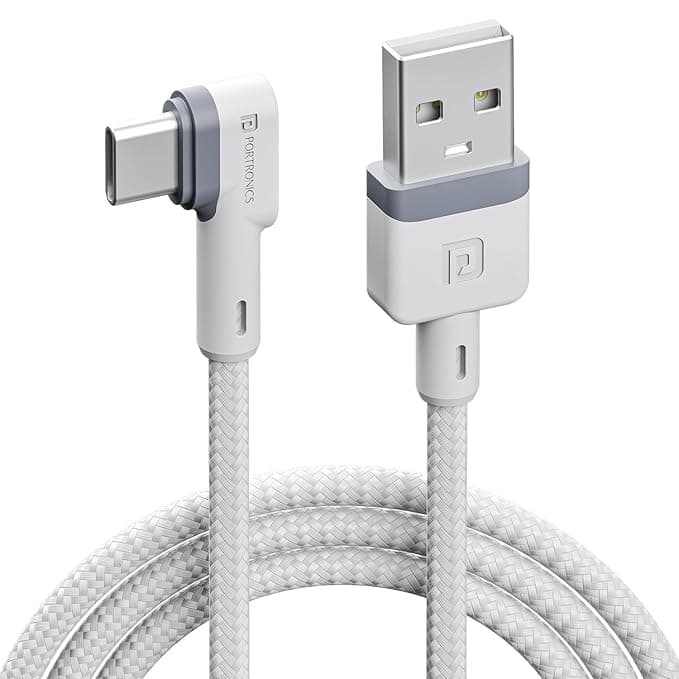 Portronics Konnect L POR-1403 3A Fast-Charging Type-C Cable (1.2m) at ₹151 (78% Off) – Amazon